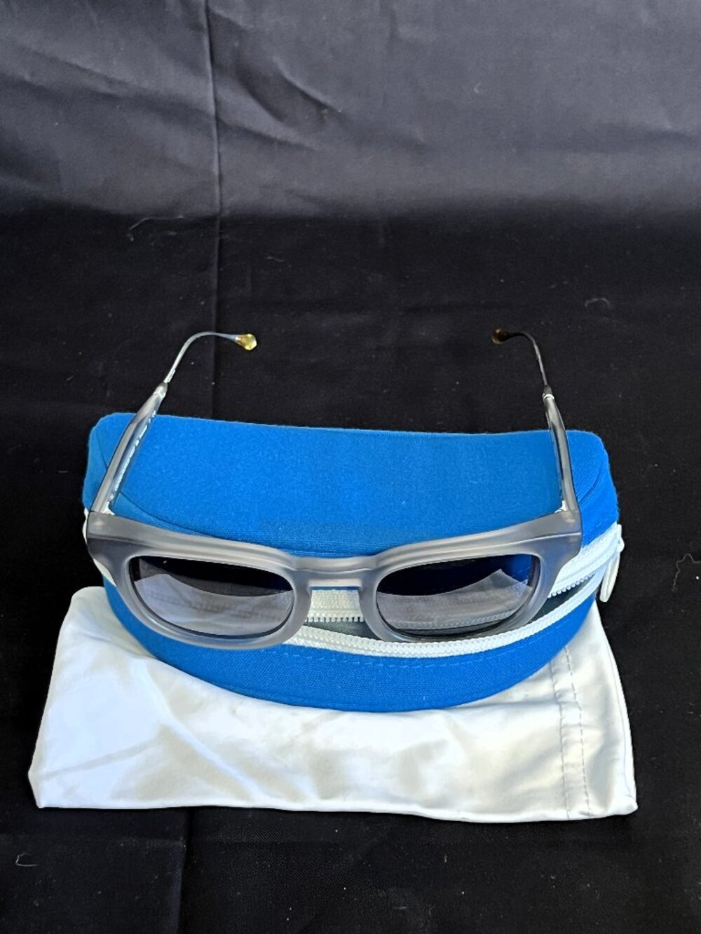 Oliver Peoples "Cabrillo" Polarized Sunglasses | Clear/Light Blue